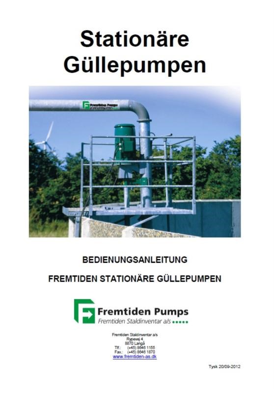 Stationäre Güllepumpen